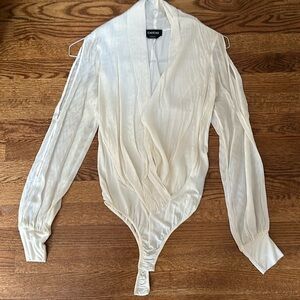 Bebe The Date Bodysuit Sheer